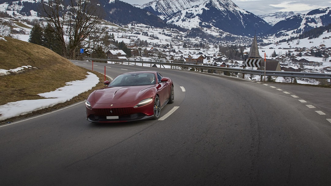 Meet the Ferrari Roma in Switzerland