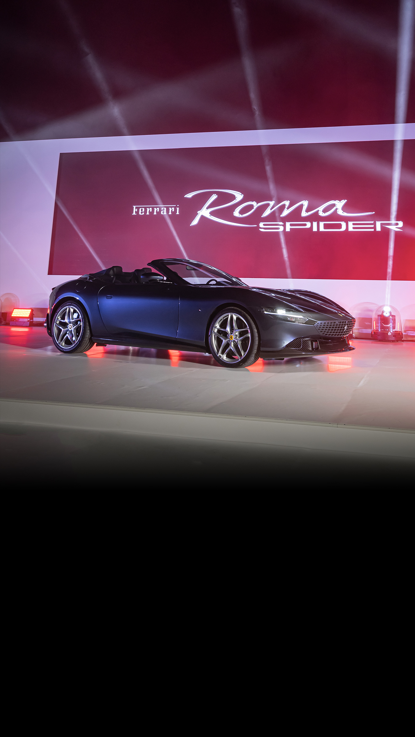 Ferrari Roma Spider が日本初上陸