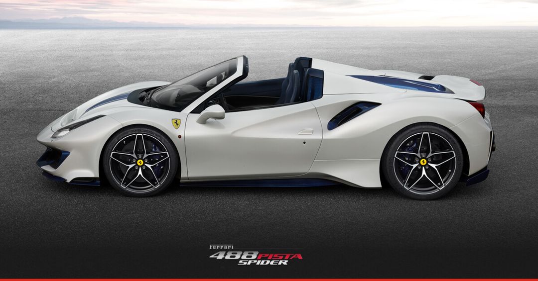 Ferrari - フェラーリ488 PISTASPIDER リトグラフ フェラーリ 488 Pista Spyder ピスタ スパイダー リトグラフ