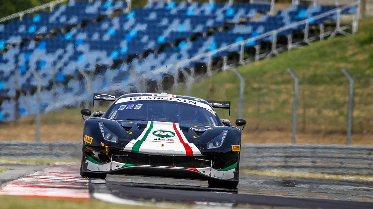 AF Corse on the podium in Race-1 at the Hungaroring