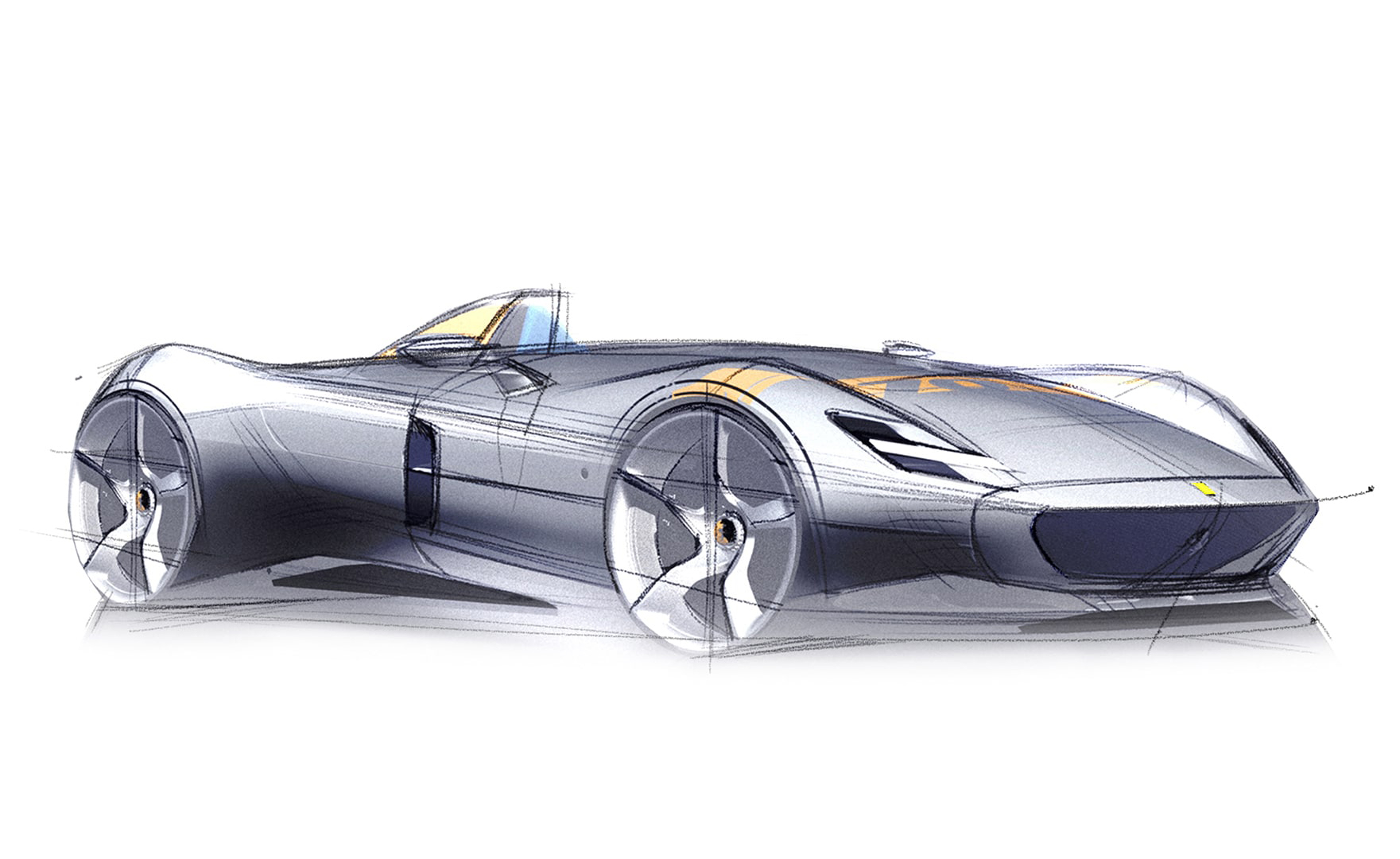 Ferrari Monza SP1 - Sketch