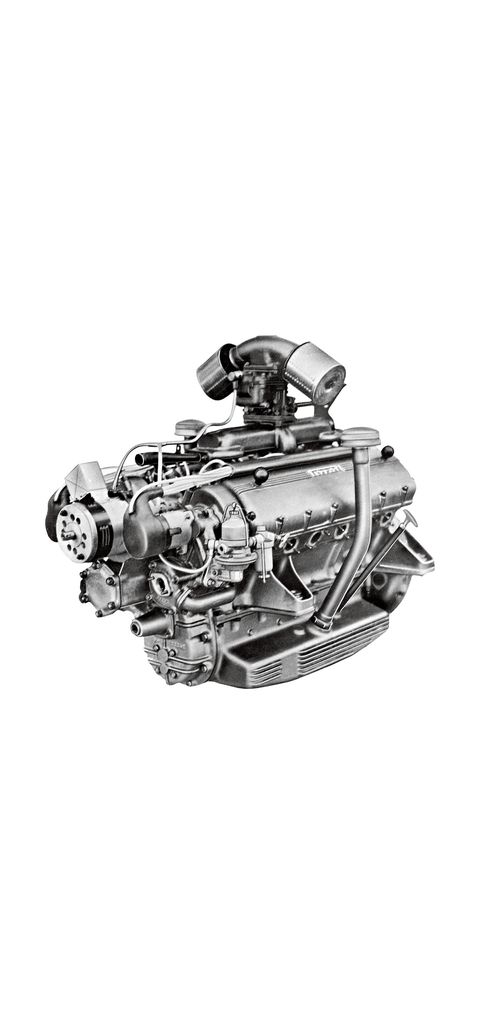 Ferrari 166 Inter - Engine