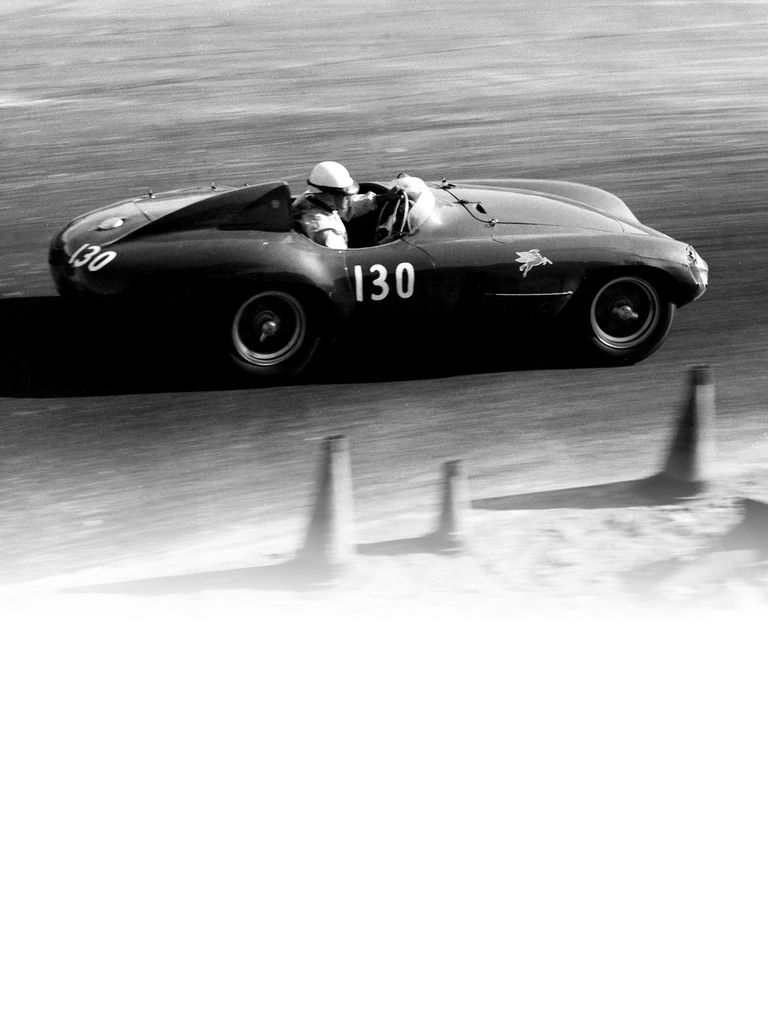 Ferrari 750 monza: The prototype made its debut at Monza in 1954