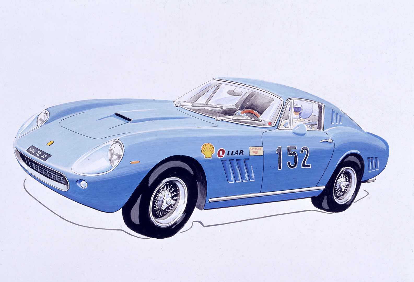 Construcción artesanal de maquetas de coches. Ferrari 275 GTB 2014