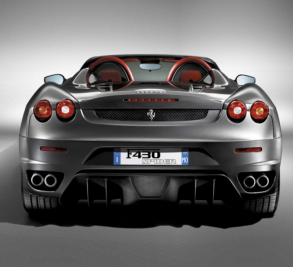 gray ferrari f430 spider