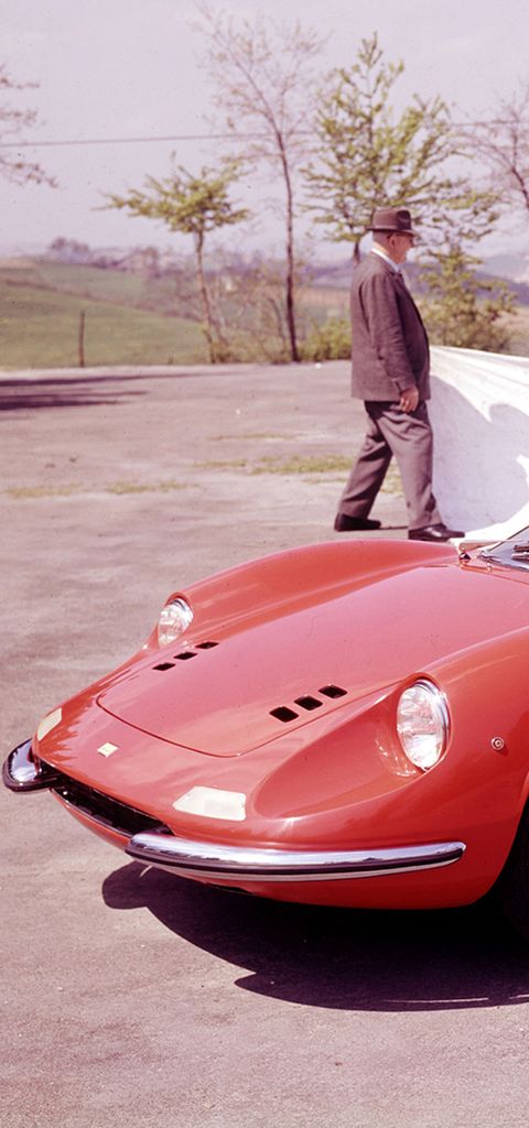 Ferrari 206 GT: With the prototype of the Dino 196 S already in-house, there was an excellent opportunity to design a relatively small displacement