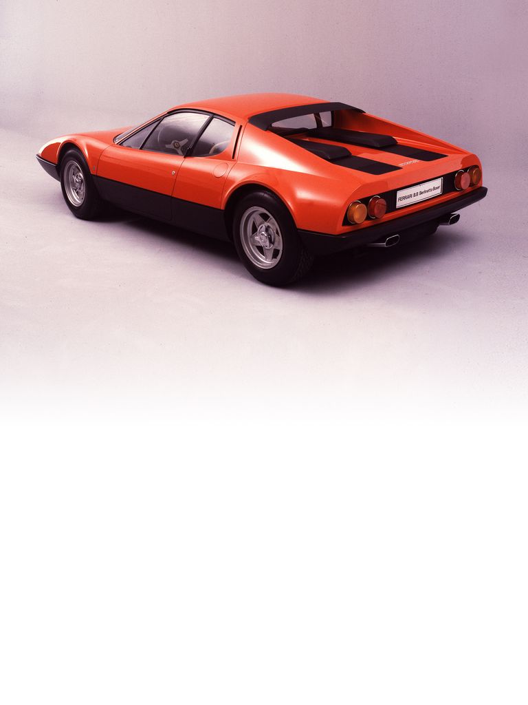 Ferrari 365 GT4 BB: There were two important novelties on this car: the new 12-cylinder boxer derived from the Formula 1 car, and the mid-engined layout