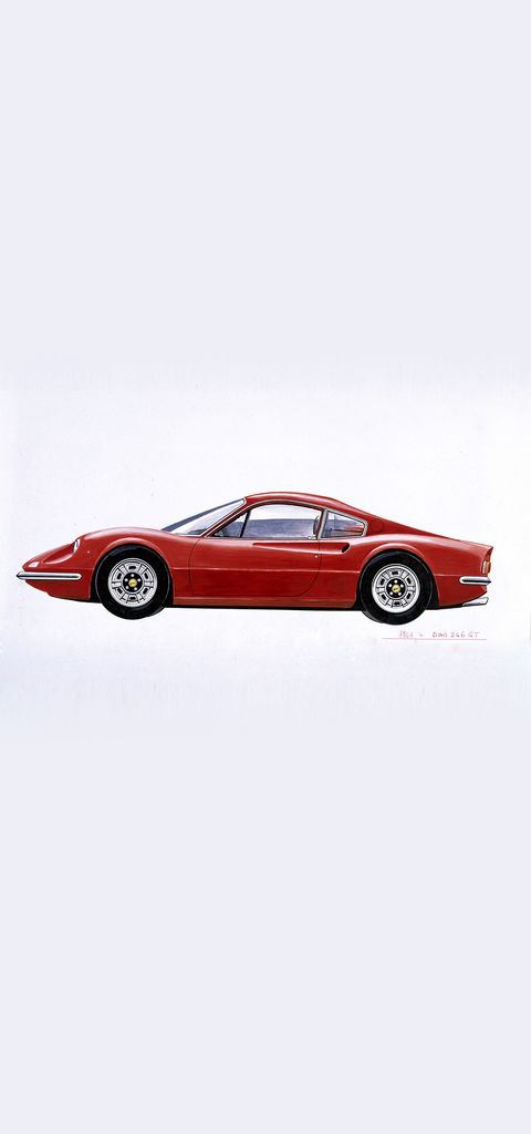 Ferrari Dino 246 GT  - Design