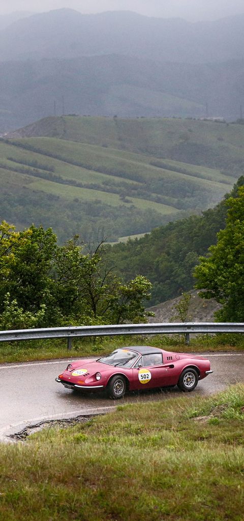 Ferrari Dino 246 GTS-engine