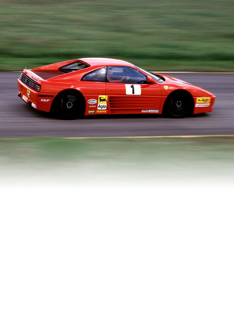 Ferrari 348 Challenge: The Ferrari Challenge debuted in 1993 and at that time included just an Italian and European series.