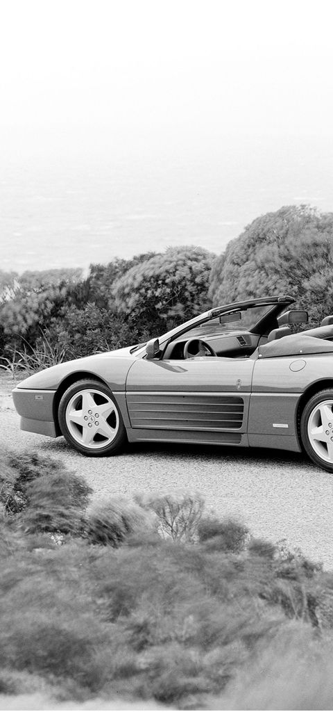 Ferrari Poster. 1993 Rodeo Drive Introduction Ferrari 348 Spider