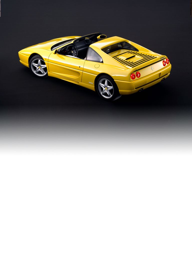 Along the lines of the earlier Targa top, this open version of the Ferrari F355 GTS had a hard top that could be stowed away behind the seats.