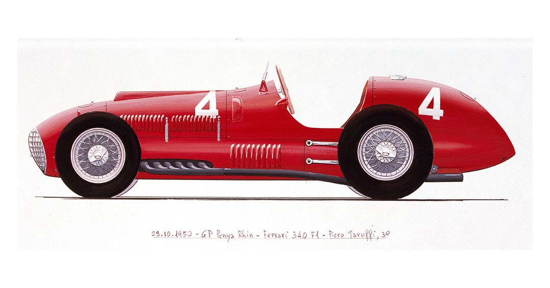 Ferrari 340: 1950 F1 single-seater 