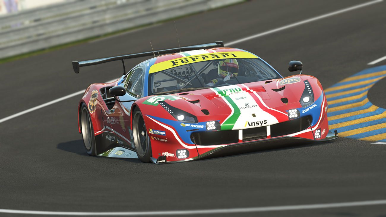 The first-ever virtual 24 Hours of Le Mans will see the presence of a 488 GTE no. 51 entered by Ferrari – AF Corse.