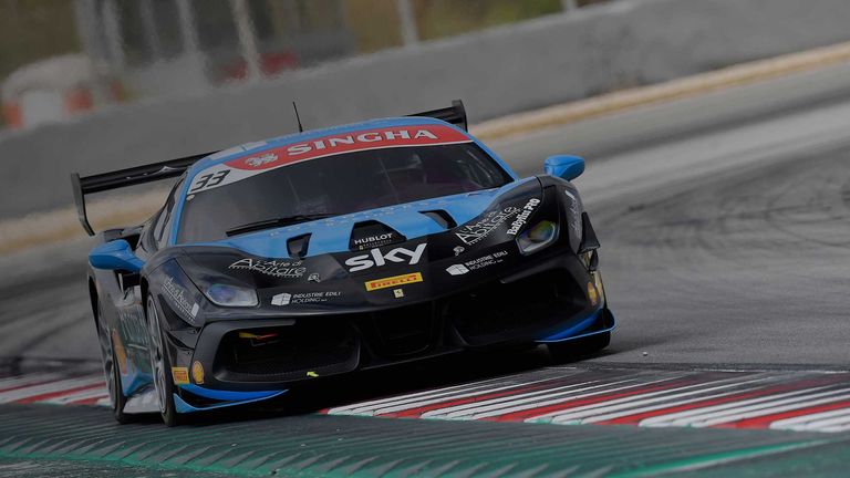 Emanuele Maria Tabacchi's Ferrari Challenge 488 Evo.