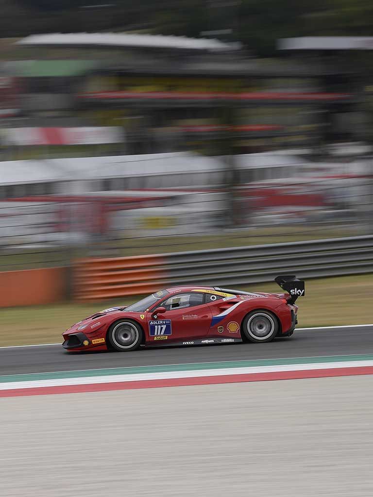 Dusan Palcr, driver in Ferrari Challenge Europe - Czech Republic.