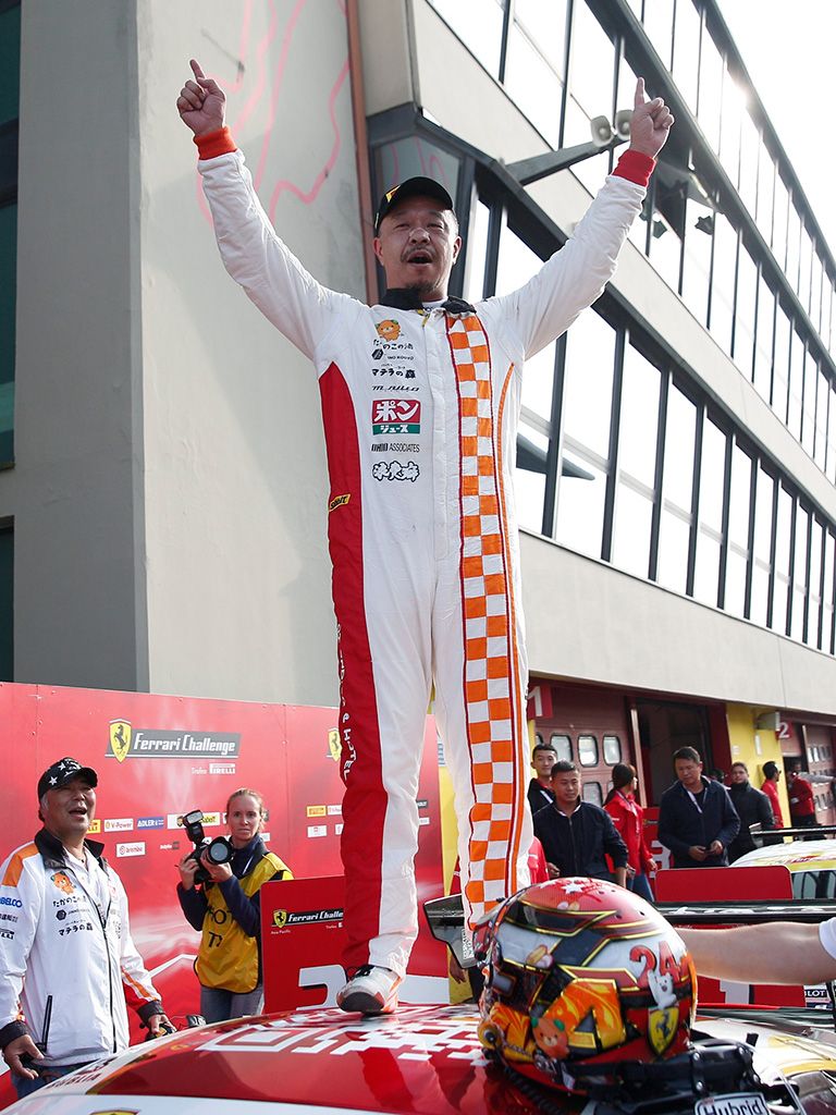 Go Max, driver in Ferrari Challenge APAC - Japan.