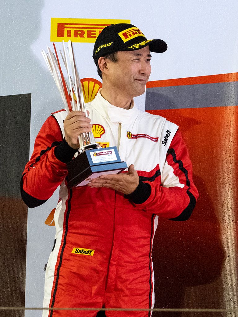 Yansheng Liang, driver in Ferrari Challenge APAC - China.