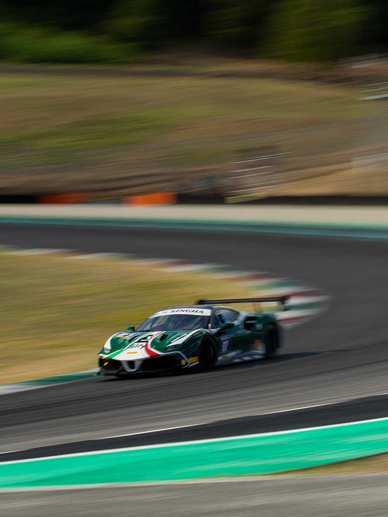 Olivier Grotz, driver in Ferrari Challenge Europe - Luxemburg.