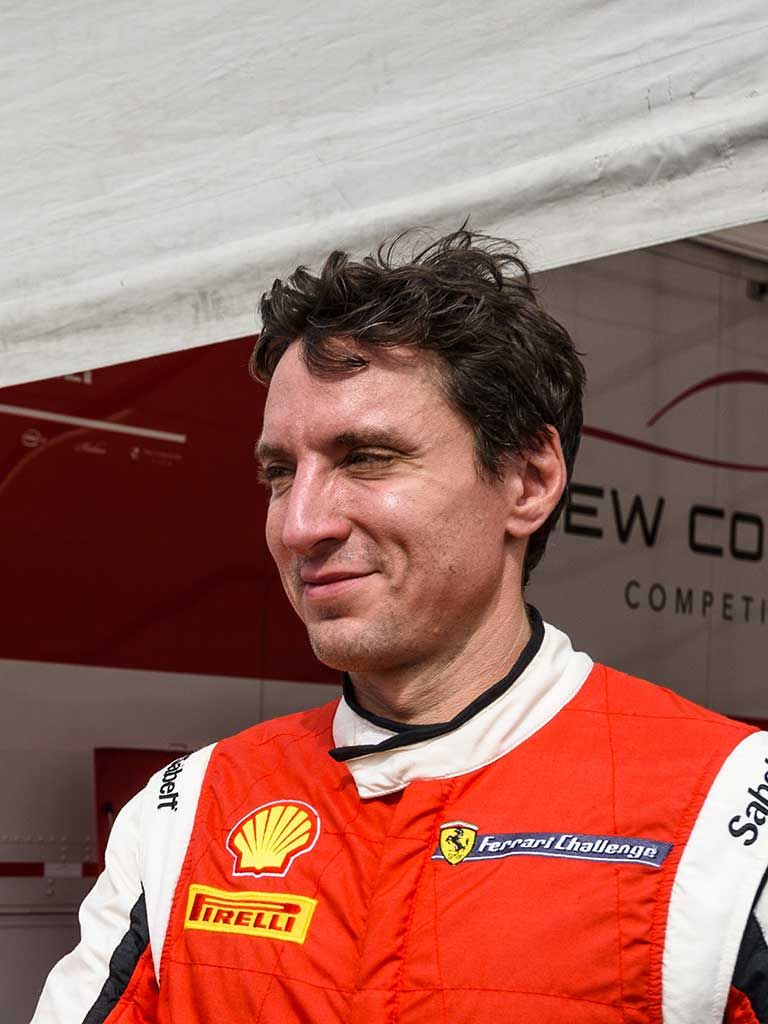 Jason McCarthy, driver in Ferrari Challenge Europe - USA