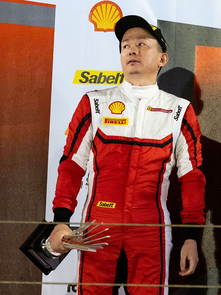 Liang Bo Yao, driver in Ferrari Challenge APAC - China.