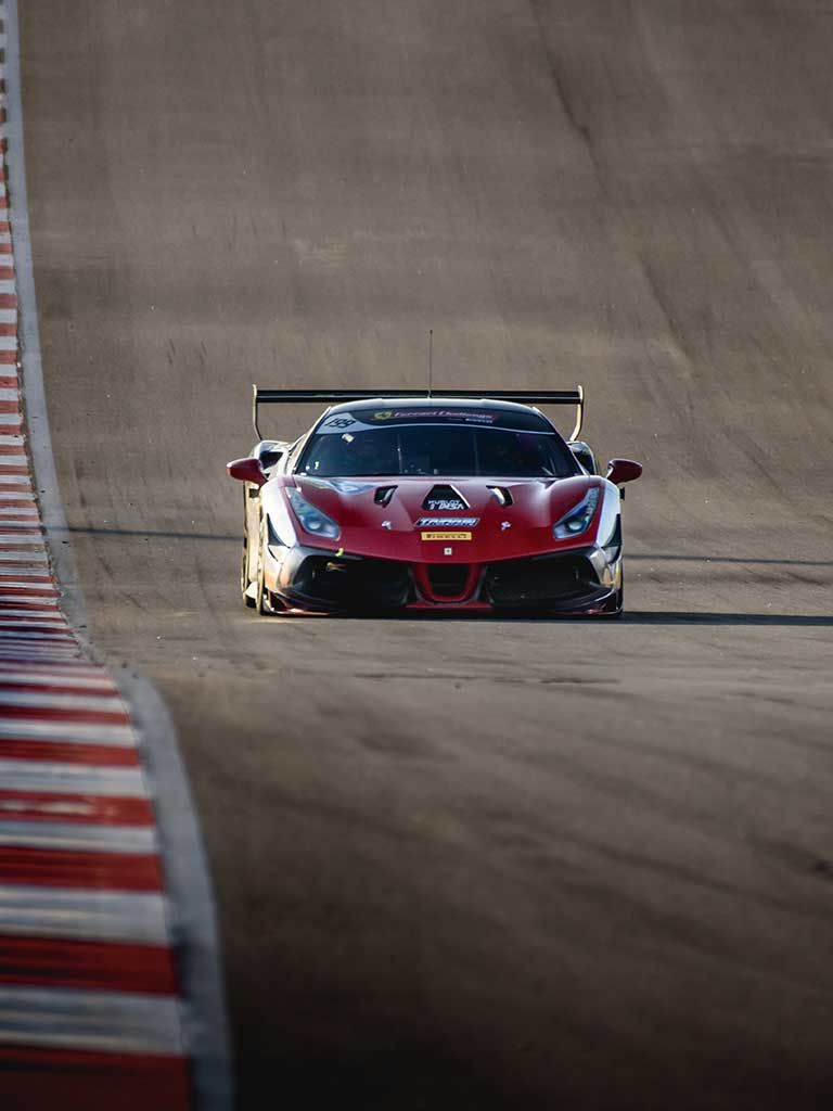 Justin Wetherill, driver in Ferrari Challenge Europe - USA