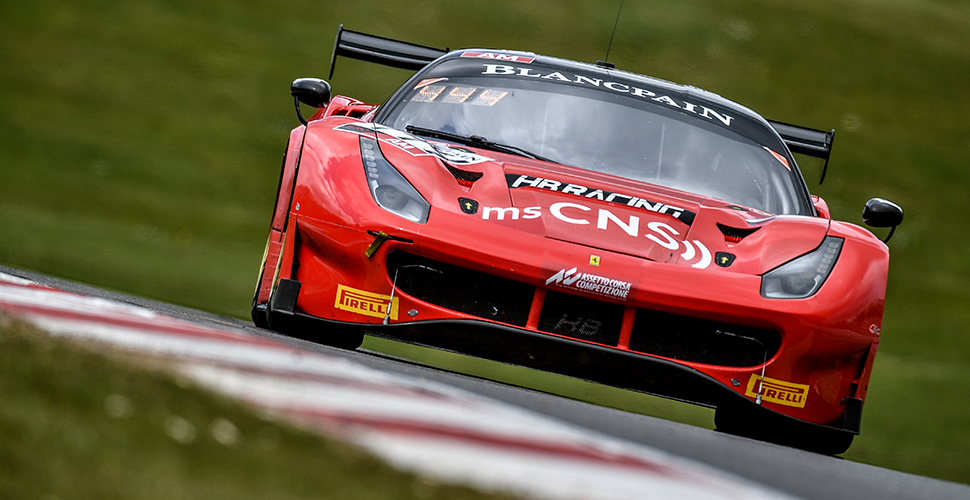 Three Ferraris at Blancpain GT World Challenge Europe