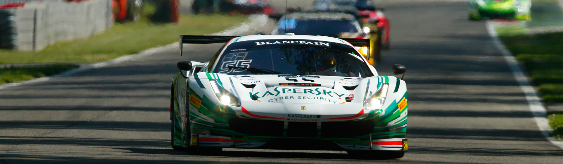 Blancpain GT Series Six official Ferrari drivers on track at