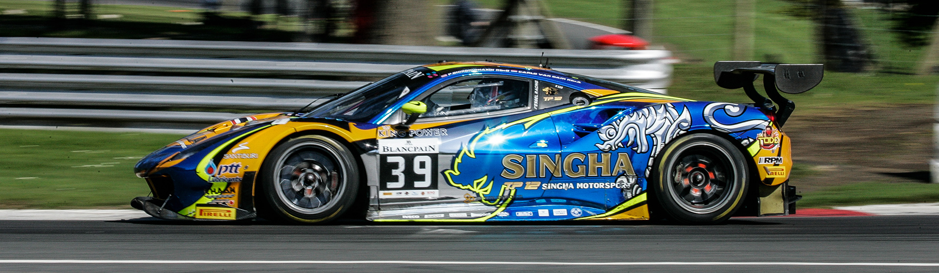 Blancpain Sprint Cup The Kessel Racing TP12 488 GT3 on track at