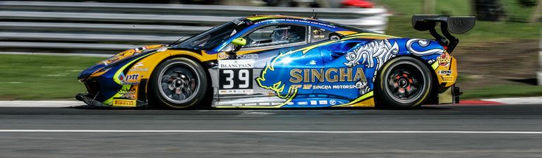 Blancpain GT Sprint Cup A Ferrari crews on track at Hungaroring