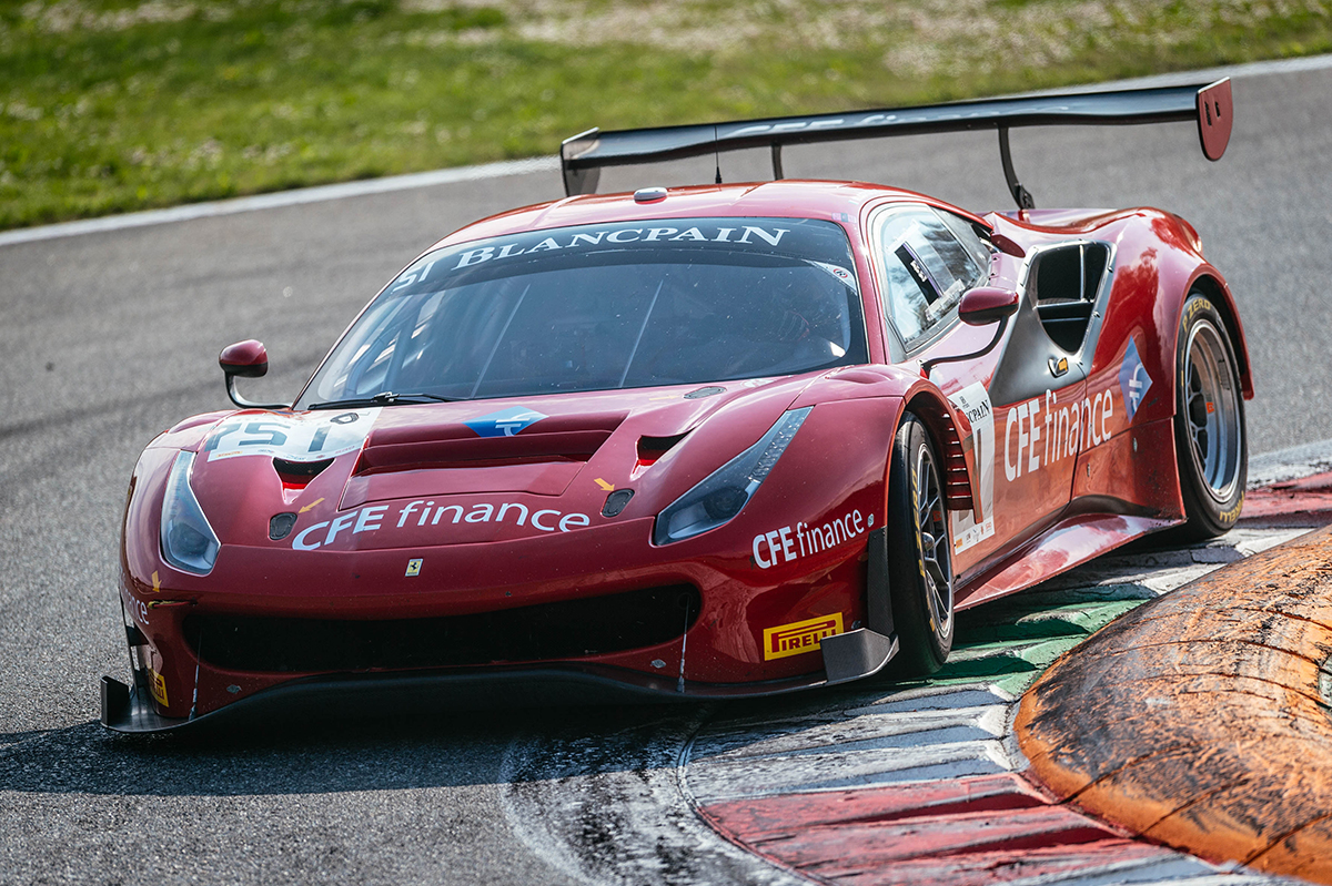 Eight Ferraris at Monza for the Blancpain GT Sports Club