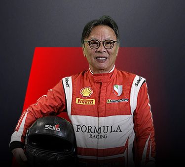 David Lim, driver in Ferrari Challenge Europe - MAL