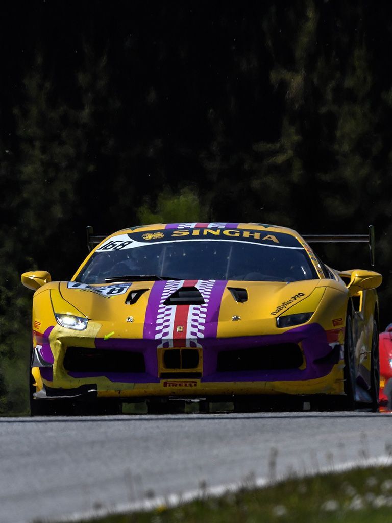 David Lim, driver in Ferrari Challenge Europe - MAL