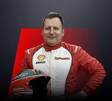 Garri Kondakov, driver in Ferrari Challenge Europe - RUS