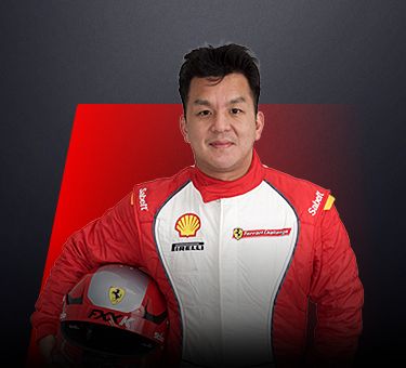 George Chou, driver in Ferrari Challenge APAC - TWN