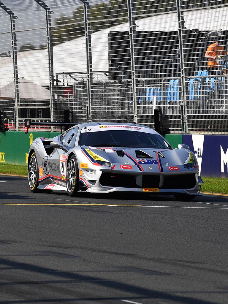 Hector Lester, driver in Ferrari Challenge APAC - IRL