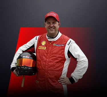 James Walker, driver in Ferrari Challenge NA - USA