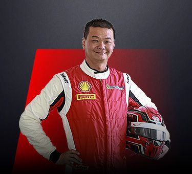 Johnson Huang, driver in Ferrari Challenge APAC - CHN