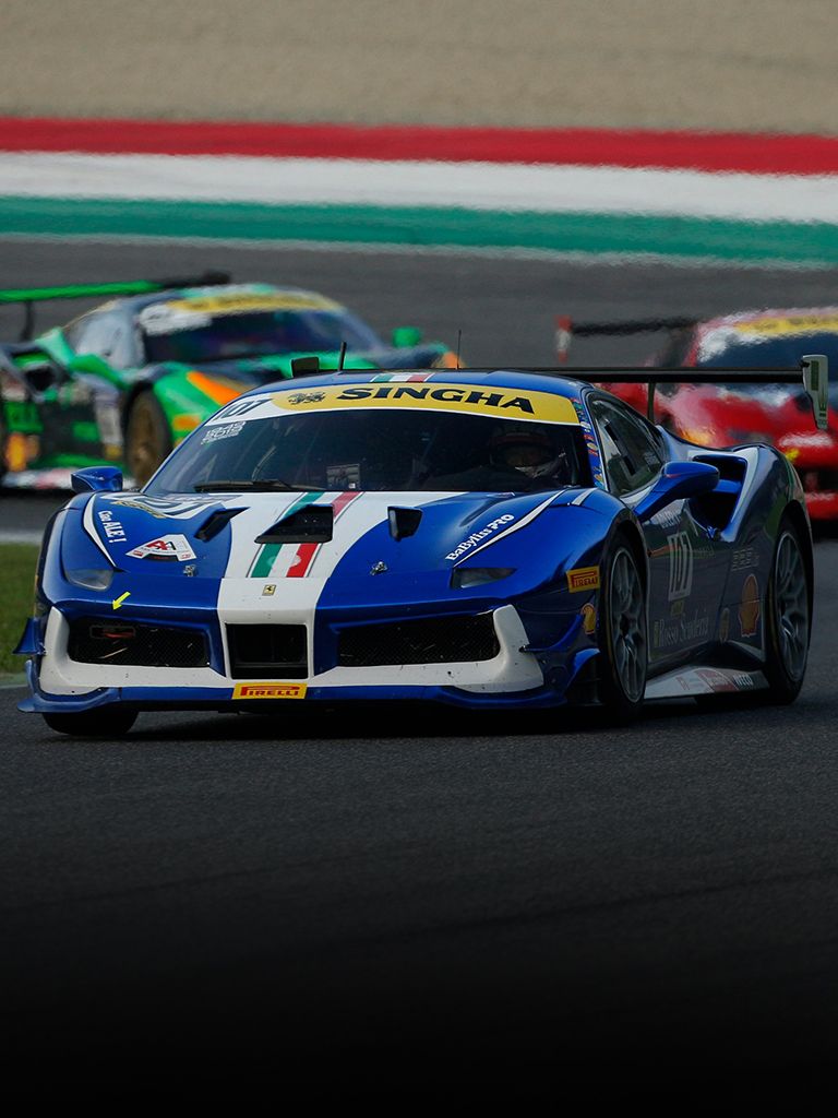 Ken Abe, driver in Ferrari Challenge Europe - JPN