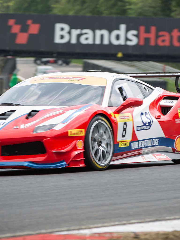 Mark McAllister, driver in Ferrari Challenge UK - GBR