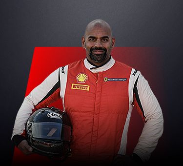 Naveen Rao driver in Ferrari Challenge NA - USA