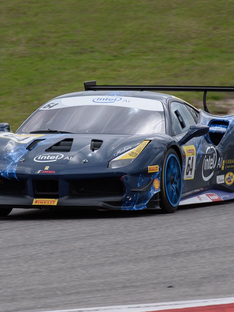 Naveen Rao driver in Ferrari Challenge NA - USA