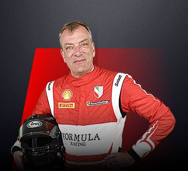 Per Falholt driver in Ferrari Challenge Europe - DEN