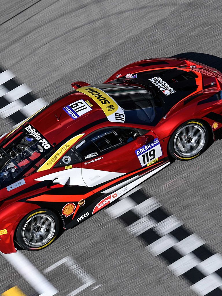 Per Nielsen driver in Ferrari Challenge Europe - DNK