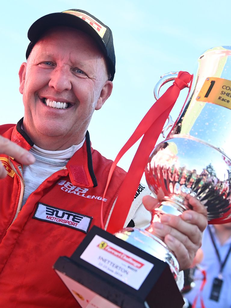 Richard Guy driver in Ferrari Challenge UK - GBR