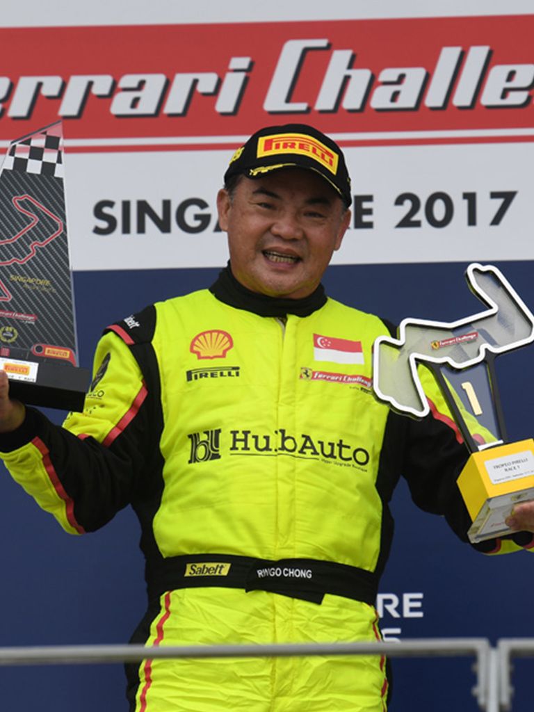 Ringo Chong driver in Ferrari Challenge APAC - SGP