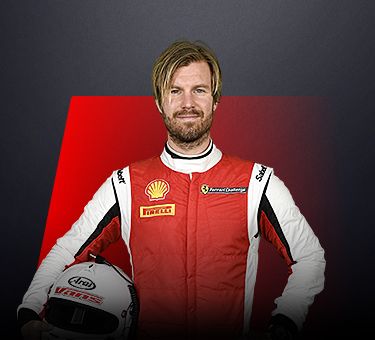 Robin Jensen driver in Ferrari Challenge Europe - SWE