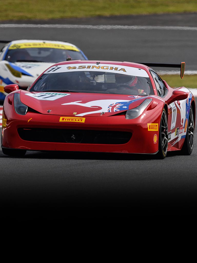 Steve Wyatt driver in Ferrari Challenge APAC - AUS