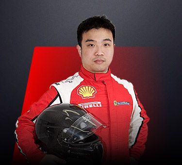 Yuan Yang driver in Ferrari Challenge APAC - CHN