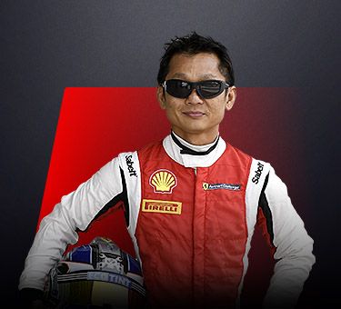 Zen Suan Chuan Low driver in Ferrari Challenge APAC - MAL